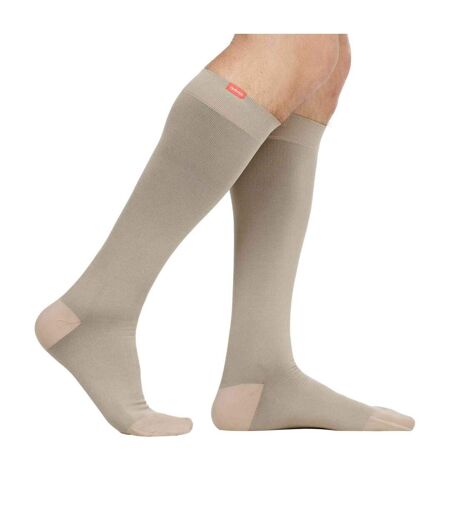 1 Pack Wide Calf Moisture Wicking Nylon Graduated Compression Socks | 15-20 mmHg