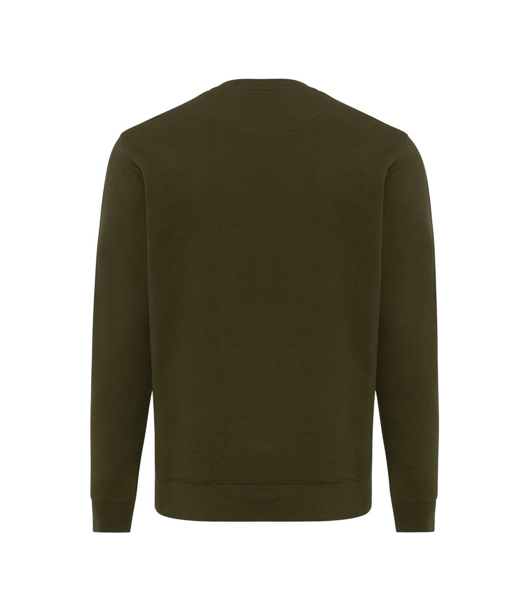 Unisex adult etosha recycled cotton lightweight sweatshirt khaki green Iqoniq-2