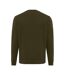 Unisex adult etosha recycled cotton lightweight sweatshirt khaki green Iqoniq-2