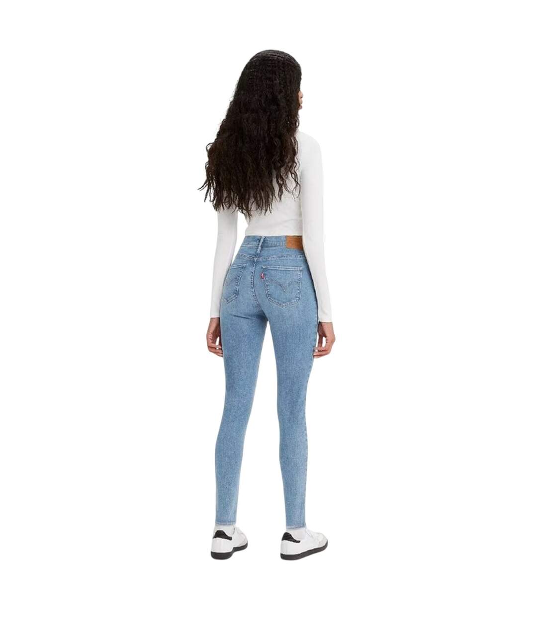 Womens/ladies High Rise Skinny Jeans Ontario Skip Levis-3
