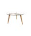 Table basse ronde plateau en verre 80 cm-1