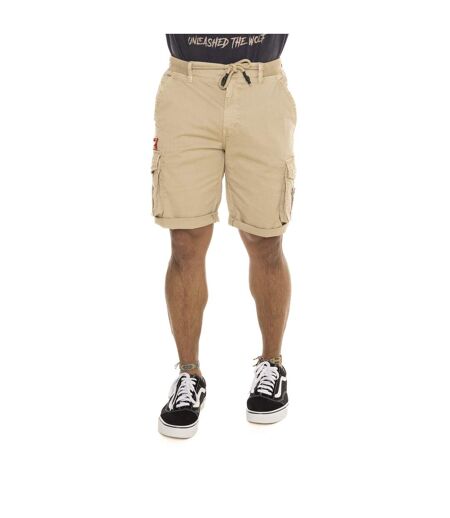 Bermuda homme avec ceinture élastiquée et patchs Piston Vondutch