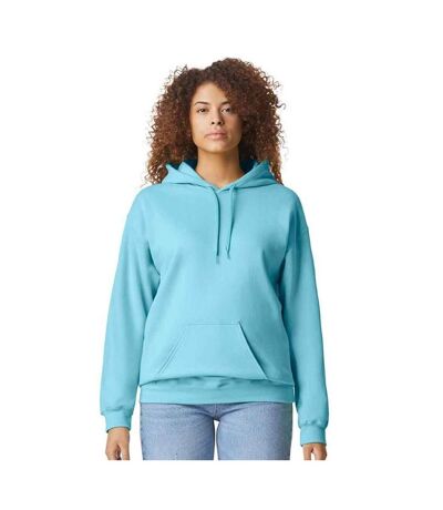 Unisex softstyle midweight hoodie sky blue Gildan
