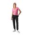 T-shirt Motif/style Logo F1649 Femme Rose 4F-1