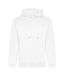 Mens organic hoodie arctic white Awdis-1