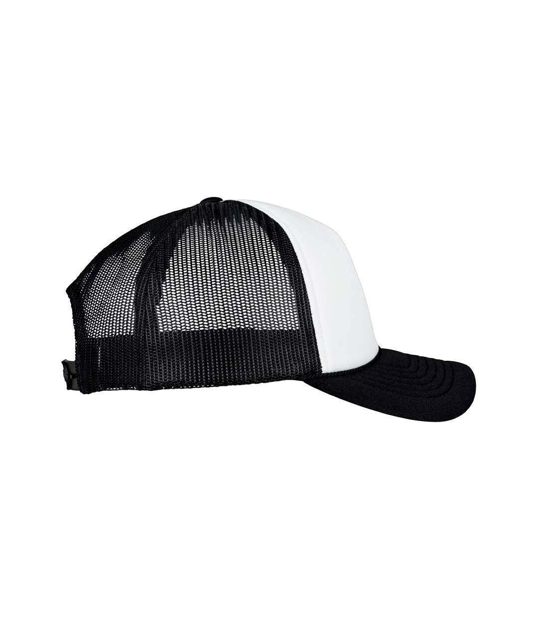 Casquette trucker adulte blanc / noir Flexfit-3