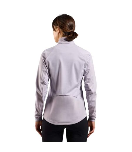 Womens/ladies Brensholmen High-neck Soft Shell Jacket Lilac Odlo