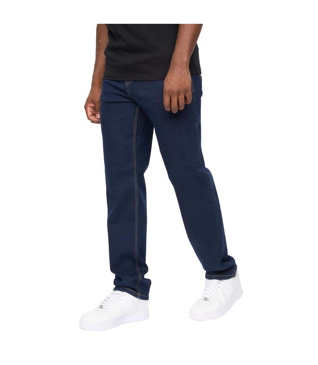 Jean Detendu Homme Lavage À Sec Crosshatch-4