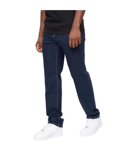 Jean Detendu Homme Lavage À Sec Crosshatch