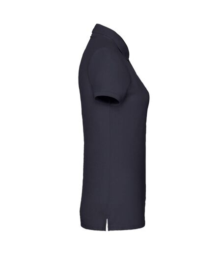 Polo Femme Bleu Marine Sombre Fruit Of The Loom