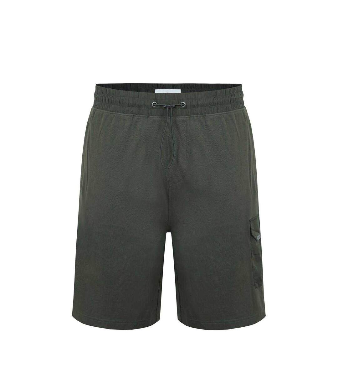Mens Omega Cotton Cargo Shorts Khaki Green Firetrap-1