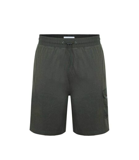 Mens Omega Cotton Cargo Shorts Khaki Green Firetrap
