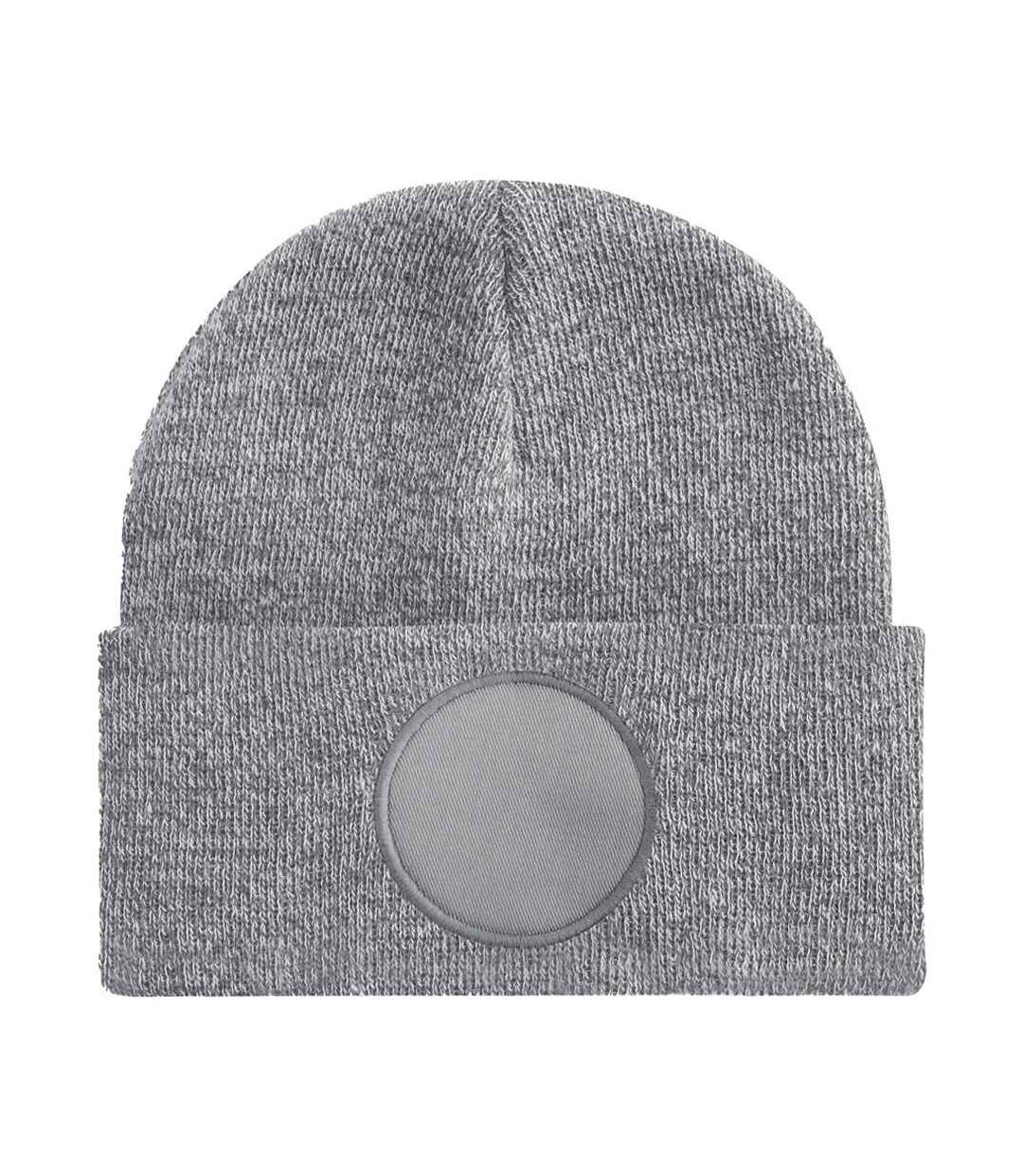 Bonnet Gris Chiné Beechfield-3