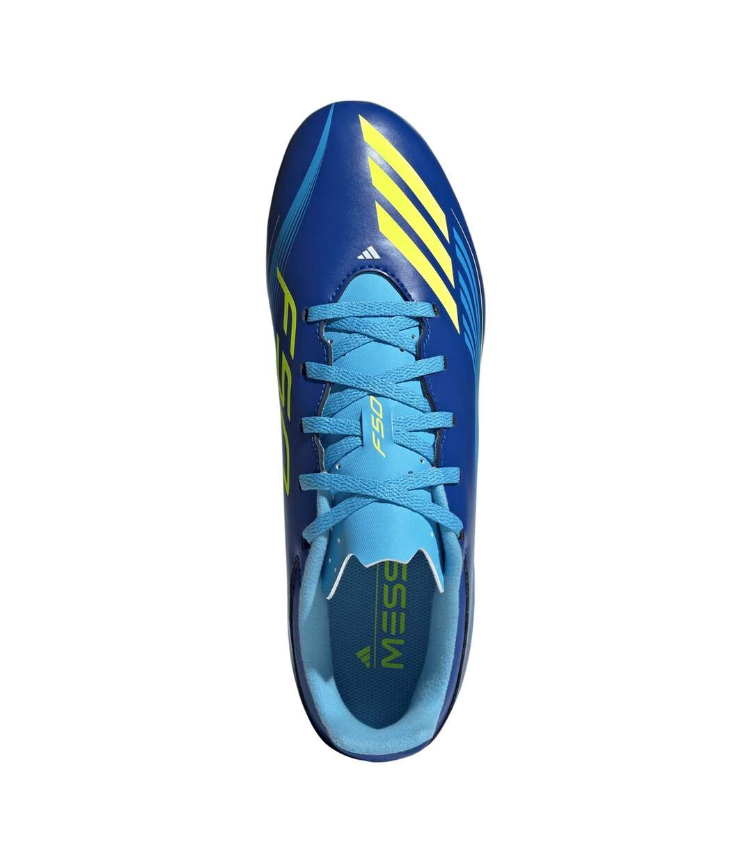 Chaussures De Foot Pour Terrain Ferme F50 League Homme Bleu Jaune Adidas-4