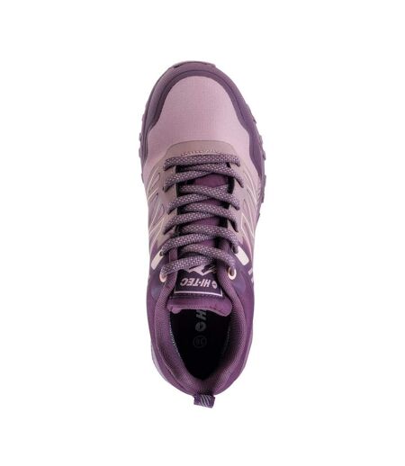 Chaussures De Randonnée Favet Femme Violet Violet Clair Rose Sépia Hi-Tec