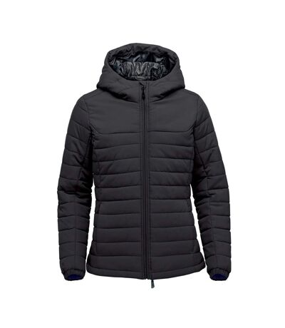 Stormtech Womens/Ladies Nautilus Quilted Hooded Jacket (Black) - UTPC5439