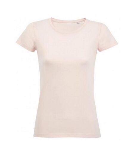 SOLS - T-shirt bio manches courtes MILO - Femme (Rose pâle) - UTPC3993