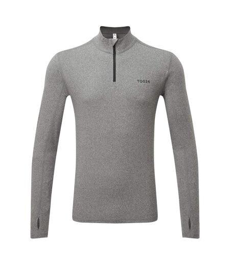 TOG24 Mens Snowdon Thermal Quarter Zip Base Layer Top (Marl gris) - UTTG295