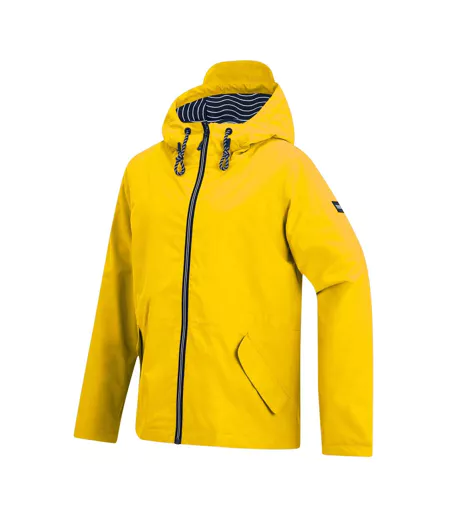 Womens/ladies Bayletta Grid Distress Waterproof Jacket Spring Yellow Regatta