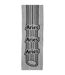 Écharpe Motif/style Colonne Homme Taille Unique Noir Aries-3