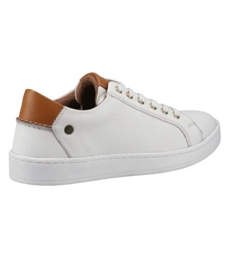 Mens Radcot Leather Trainers White Cotswold
