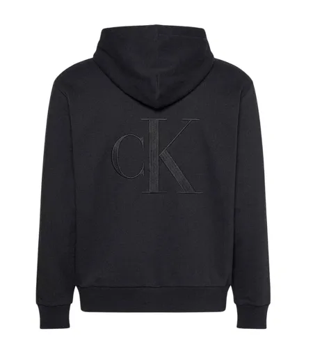 Mens Hoodie Black Calvin Klein