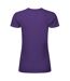 Womens/ladies Perfect Print Tee Purple SG-2