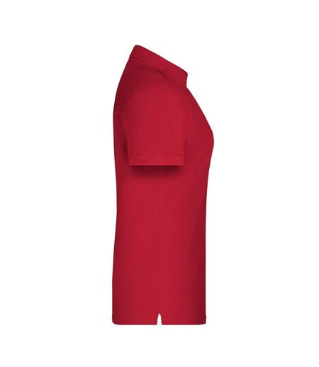 Polo Bio Workwear Femme Rouge James And Nicholson