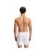 Mens Icon Logo Swim Shorts White Boss-4