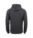 Mens premium cotton full zip hoodie anthracite Clique