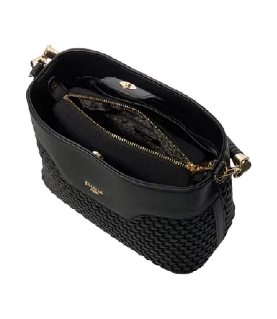 Woven Shoulder Bag One Size Black Dune London-4