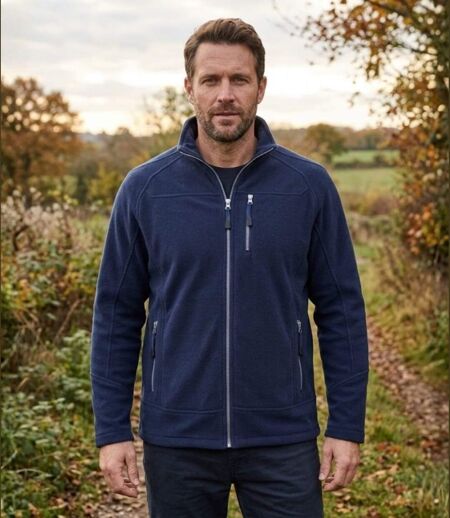 CHALLENGER COLMAR1 — Veste polaire doublée bleu marine : haute protection thermique et finition matelassée