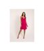 Robe courte satin manches bijoux IWAEL - Dona X Lisa-4