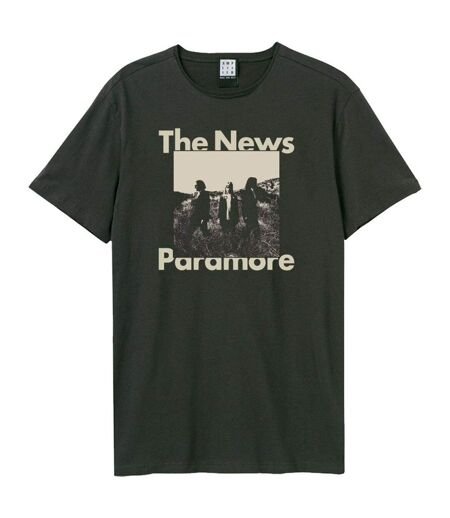 Amplified - T-shirt THE NEWS - Homme (Charbon) - UTGD1164
