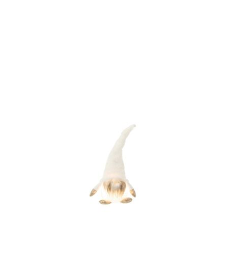 Statue Déco Lutin Led 56cm Blanc