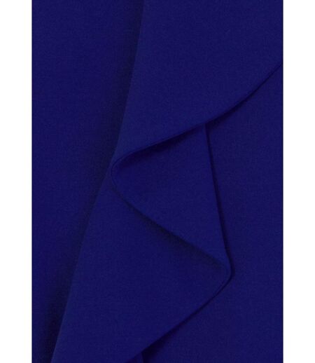 Paper Dolls Womens/Ladies Kempsey Frill Front Shift Dress (Cobalt Blue) - UTLZ196