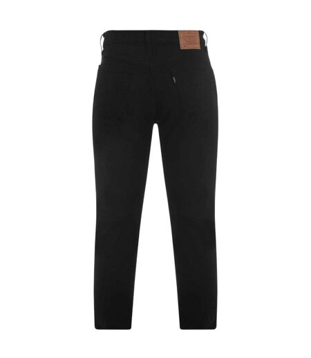 Womens/ladies Cotton Cropped Ankle Grazer Jeans Black Levis