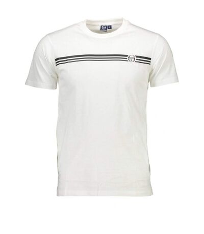 Tee shirt en coton stadium stripe  -  Sergio tacchini - Homme