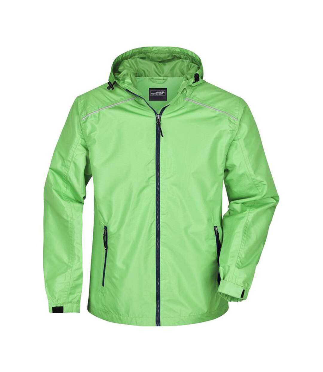 Veste Imperméable Homme Vert Printemps Bleu Marine James And Nicholson-1