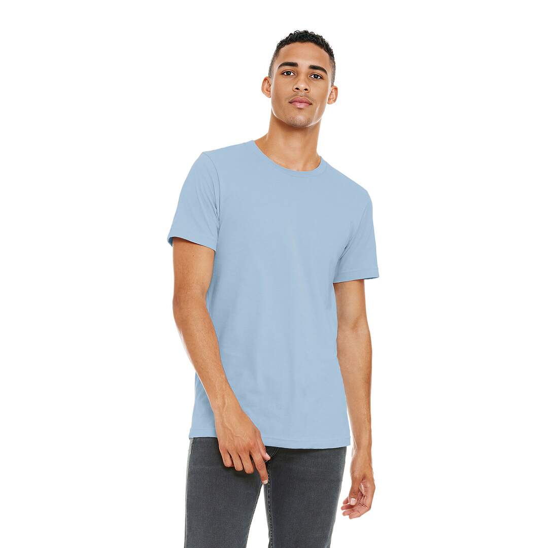 T-shirt adulte bleu acier Bella + Canvas-3