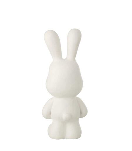 Statuette Lapin en Résine Eddy 49cm Blanc