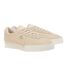 Womens/ladies Logo Leather Trainers Off White Lacoste-4