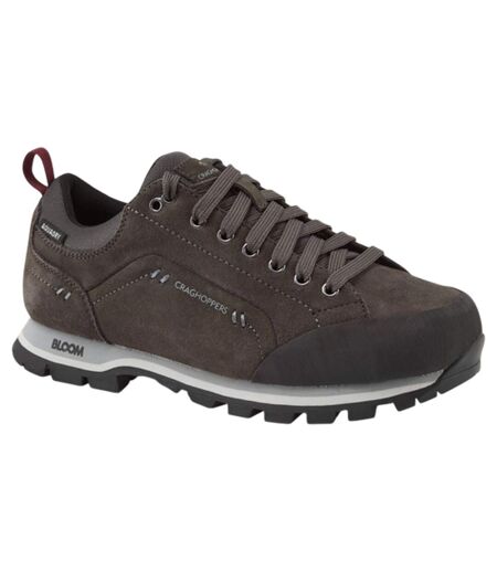 Mens Jacara 2 Leather Trainers Dark Grey Craghoppers