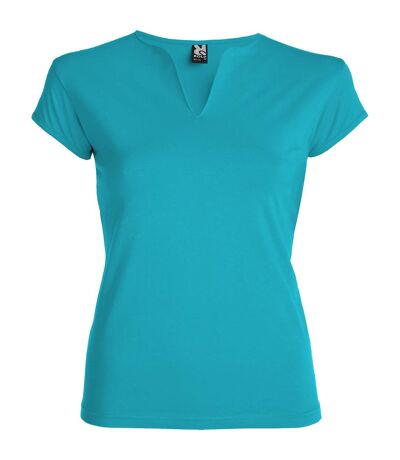 T-shirt Belice Femme Turquoise Vif Roly