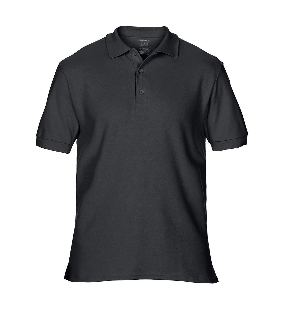 Polo de sport homme noir Gildan