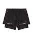 Mens Hyrox Performance 2 In 1 Running Shorts  Black Puma-3