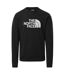 Mens Drew Peak Sweatshirt Black White The North Face-1