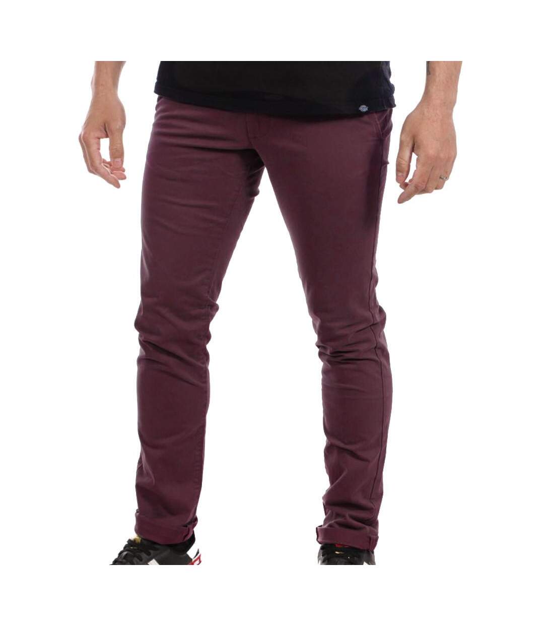 Pantalon chino prune homme teddy smith 10115957d - 29-1
