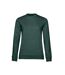 Sweat Femme Vert Foncé Chiné B&C-1