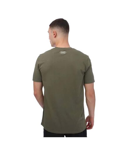 T-shirt manches courtes homme bleu gris / noir Under Armour